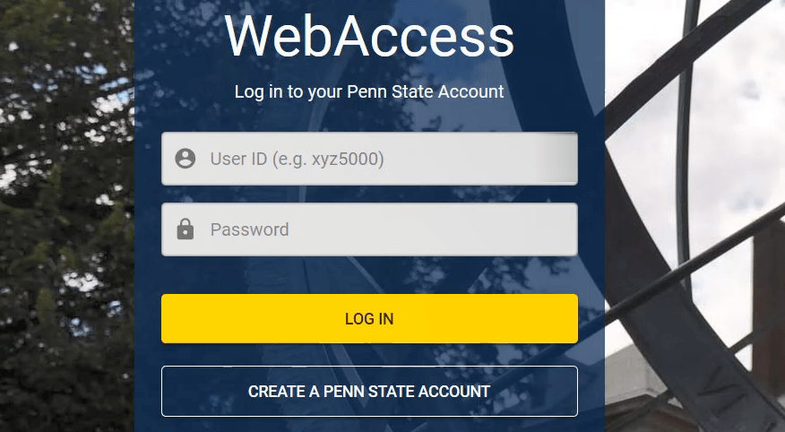 PSU WebAccess Login